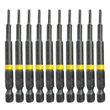 10Pcs Screwdriver Bit Set, High Torque Magnetic Star Drill Head Driver with Antislip Grip for Mechanics and Woodworkers