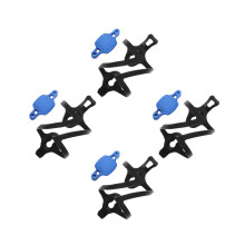 4Pcs Blue Bike Bottle Rack with Hidden Tracker Protector