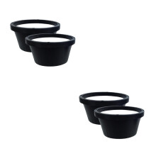 4Pièces Cache-Haut-Parleur Auto Noir ABS Résistant Étanche Pratique