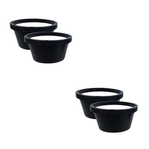 4Pièces Cache-Haut-Parleur Auto Noir ABS Résistant Étanche Pratique