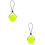 2Pcs Portable Yellow Hand Grip Strength Trainer Balls for Exercise 1