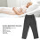 Open-Crotch Bedridden Trousers Grey L Cotton 5