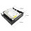 Conversor de Suporte de Montagem de Baia de Unidade óPtica de 3,5 Polegadas a 5,25 Polegadas para Painel Frontal Hub USB Disquete Caixa de Disco 4
