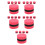 50Pcs Red Eva Felt Chalkboard Erasers for School Whiteboard Cleaning 1