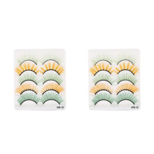 10Pairs Assorted Color Makeup False Eyelashes Natural Look for Women