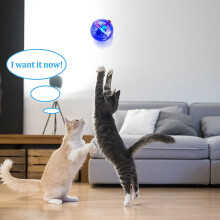 3Pcs Flash Battery Powered Paranormal Equipment Portable Cat Small Motion Light Gift Interactive Pet Toy LED