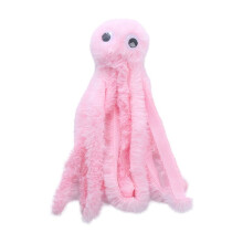Jouet à mâcher en peluche pieuvre avec herbe à chat, anneau de dentition pour chat, jouet interactif pour occuper les chats et lutter contre