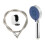 2Sets Silver Handheld Shower Head Kit Water-Saving Bathroom Accessory 2