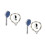 2Sets Silver Handheld Shower Head Kit Water-Saving Bathroom Accessory 6