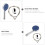 2Sets Silver Handheld Shower Head Kit Water-Saving Bathroom Accessory 11