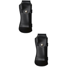 2Pcs Black PU Cutter Sleeves Portable Household Cutter Guards