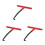 3Pcs Compact Red Motorcycle Exhaust Spring Puller Tool for Repair Use 1