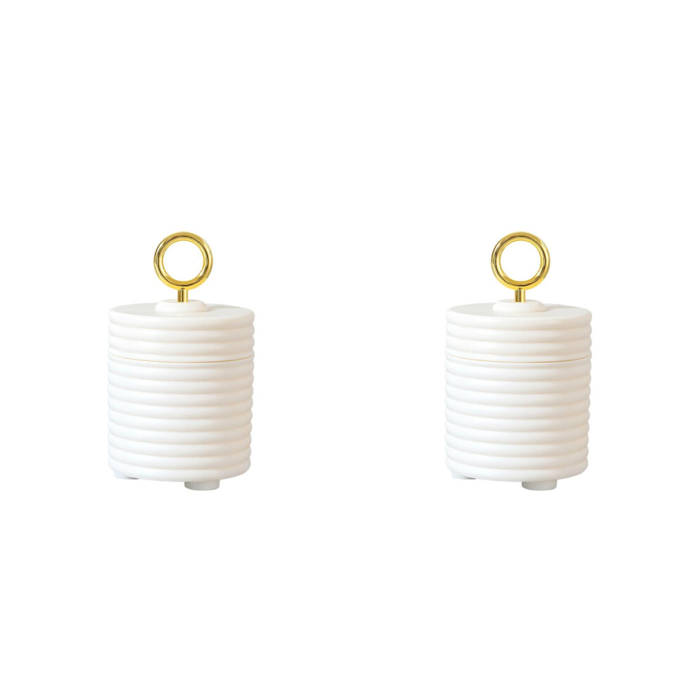 Solustre White 2Pcs Foaming Bubble Maker As+Pp Facial & Body Cleanser For Home