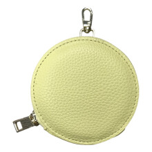 Fashionable Small Round Coin Pouched Elegant PU Leather Wallet Purse Multifunctional Money Bag for Everyday Use