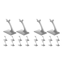 20Pcs Grey Plastic Rc Plane Stands Adjustable Model Display Holders