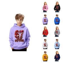 Kids Hooded Sweatshirt Graphic Print Long Sleeve Casual