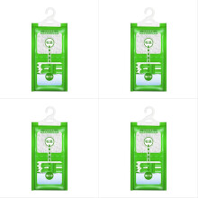 Dehumidifier Bags, Moisture Absorber Hanging Bags, Closet Moisture Absorbers, For Use In Kitchens, Bedrooms And Wardrobes, 4 Pack, 9.8 Inches