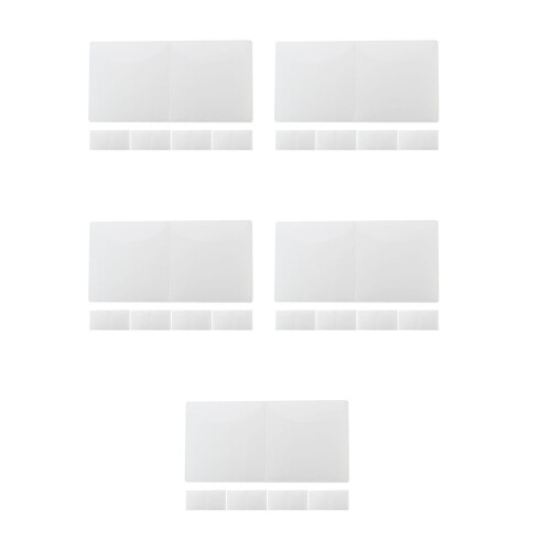 25Pcs Reusable PVC Windshield Sticker Applicators for Car Permits