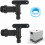 Rain Barrel Tap 3/4 Inch Plastic Replacement Pack of 2 1