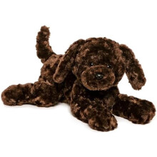 Designer Pups kollekció, Cocco labrador kiskutya plüssjáték, plüssállat 1 éves kortól, barna, 35 cm