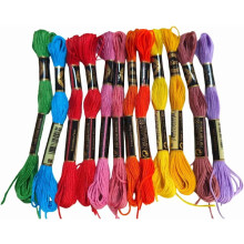 12 Skeins 6-Strand Rainbow Embroidery Floss, Variegated Polyester Thread for Friendship Bracelets & DIY Crafts – Compatible with Hand Sewing