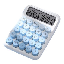Calculatrice de bureau standard à 12 chiffres, touches mécaniques tactiles, outil professionnel avec arrêt automatique, grand écran LCD pour la