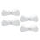 4 Pack Gutter Downspout Extensions Gutter Hinges Downspout Extension for Rectangle or Square Downspo White Metal 2