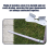 4 Pack Gutter Downspout Extensions Gutter Hinges Downspout Extension for Rectangle or Square Downspo White Metal 4