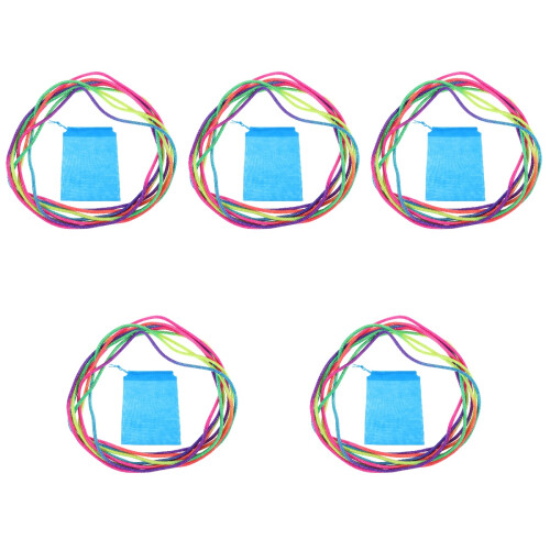5Stk Chinesisches Elastisches Sprungband Für Kinder Bunt Und Tragbar