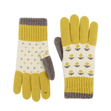 Pletené zimní rukavice s plnými prsty, unisex, jedna velikost