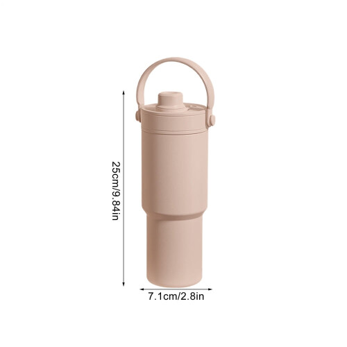 Θερμός καφές 735ml με καπάκι, στεγανή κούπα ταξιδιού για γυναίκες και άνδρες – 1