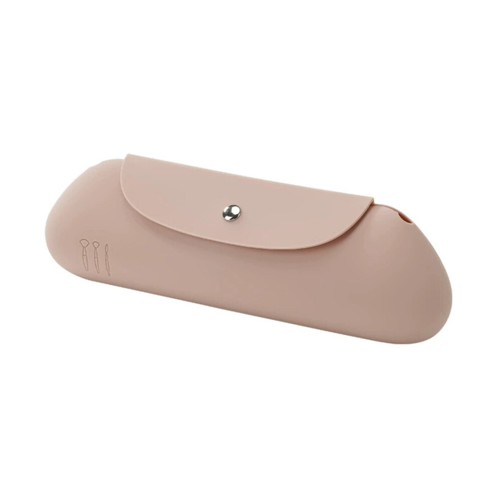 Silicone Makeup Brush Holder â Soft Portable Travel Case with Magnetic Closure, Compatible with All Brushes