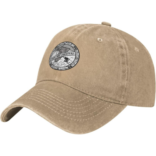 Baseballkappe mit Cape-May-Siegel – Verstellbare Baumwoll-Dad-Cap