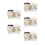 5Pcs White Styling Tool Organizer Barber Shop Scissors and Comb Holder 1