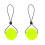 2Pcs Portable Yellow Hand Grip Strength Trainer Balls for Exercise 4