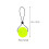 2Pcs Portable Yellow Hand Grip Strength Trainer Balls for Exercise 9