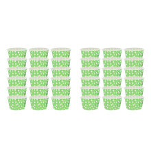 100Pcs High-Temp Resistant Green Cupcake Holders Paper Baking Cups