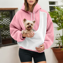 Oversized Hoodie Fleece Sweatshirt with Sling Pocket