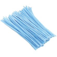 Soft Chenille Craft Pipe Cleaners, 100-Pack, 8 Candy Colors, 6mm x 12", Flexible & Twistable for DIY, Floral, Art – Fiber Material