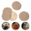 300Pcs Round Paper Coffee Filters Unbleached Natural Beige for Coffee Machines 1