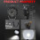 LED Round Work Light 140W 5in 6000K White IP68 6