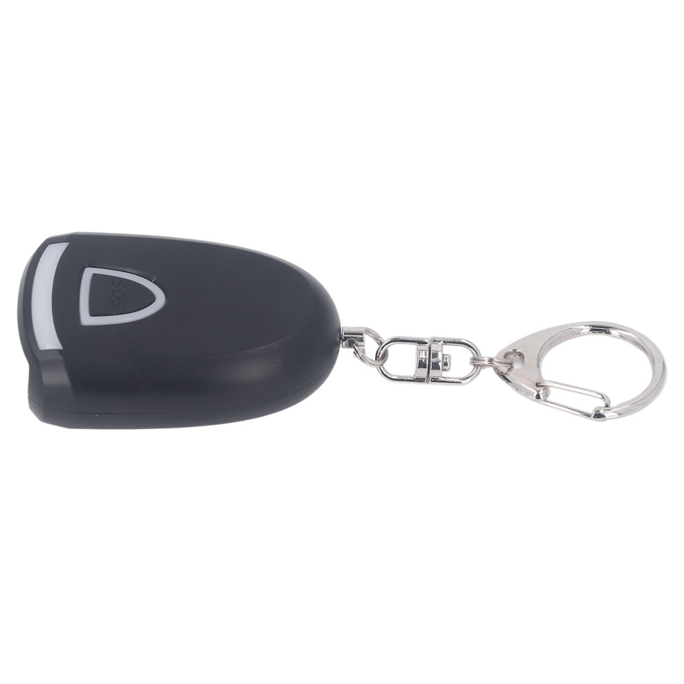 Rechargeable 130Db Personal Alarm Keychain With Led Abs & Silicone Light 7901387088946