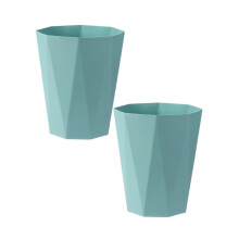 2PCS Small Can Wastebasket, Bathroom Laundry Room Garbage Bin, Office Organizer, Kitchen | Kids Room | Dorm Rubbish Container Paper Basket