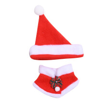 Christmas Doll Outfit Set for 17cm Doll – Festive Holiday Costume, Party Dress for Display & Decoration (Doll Not Included)