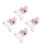 4Sets Kids Clip-on Earrings Assorted Colors Cute Design Lightweight 1