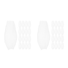 100Pcs Soft Mesh Nylon Hair Brush Cleaning Papers for Easy Grooming
