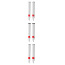 6Pcs Durable White Wax Marker Pens for Precise Tire Marking