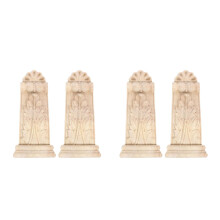 4Pcs Wooden Corbels Brackets Carved European Style Rustic Shelf Decor