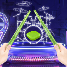 1 Pcs Electric Air Drum Set Sticks, Virtual Drumsticks Somatosensory Electronic Drum Set for Children Adult Beginners Gifts