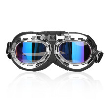 Extra Large Lens Dog Goggles Folding Frame Elastic Strap Medium Large Dog 5 Colors